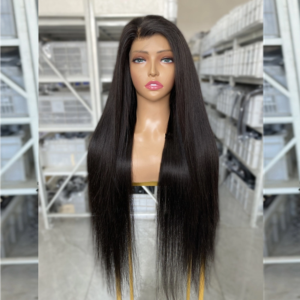 30inch Virgin Hair HD Lace 13x6 Lace Frontal Wig Straight Hair Wigs